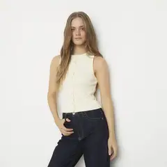 SYBILLA - Top Sin Mangas Mujer