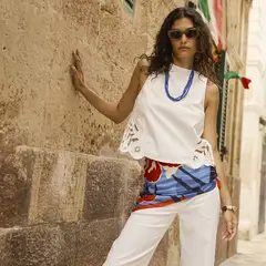 BASEMENT - Blusa Manga Corta Mujer