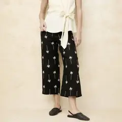 BASEMENT - Pantalón Bordado Mujer