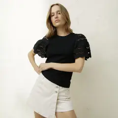 BASEMENT - Polo Manga Corta Mujer