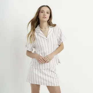 SYBILLA - Blusa Manga Corta Mujer