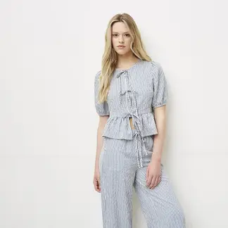 SYBILLA - Blusa Manga Corta Mujer