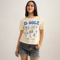 SYBILLA - Polo Manga Corta Mujer