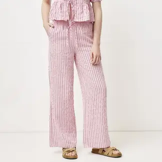 SYBILLA - Pantalón Fluido Tiro Alto Mujer