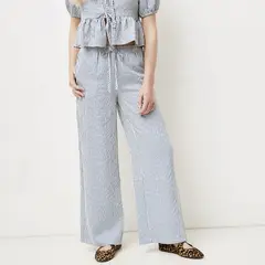 SYBILLA - Pantalón Fluido Tiro Alto Mujer