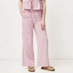 SYBILLA - Pantalón Fluido Tiro Alto Mujer