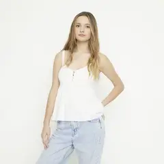 SYBILLA - Blusa Sin Mangas Mujer