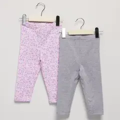 YAMP - Legging Bebé Niña Pack X2 Algodón
