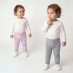YAMP - Legging Bebé Niña Pack X2 Algodón