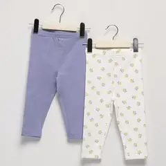 YAMP - Legging Bebé Niña Pack X2 Algodón