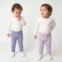 YAMP - Legging Bebé Niña Pack X2 Algodón