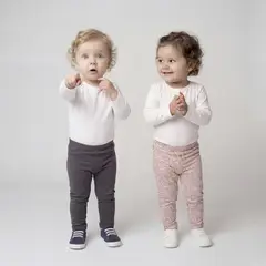 YAMP - Legging Bebé Niña Pack X2 Algodón