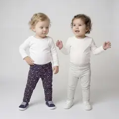 YAMP - Legging Bebé Niña Pack X2 Algodón