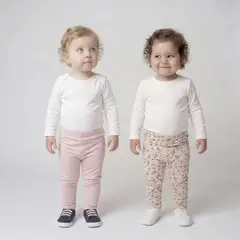 YAMP - Legging Bebé Niña Pack X2 Algodón