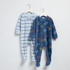 YAMP - Pijama Bebé Niño Pack X2 Polar