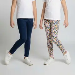 YAMP - Legging Niña Pack X2 Algodón