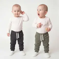 YAMP - Pantalón Buzo Bebé Niño Pack X2 Algodón