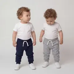 YAMP - Pantalón Buzo Bebé Niño Pack X2 Algodón