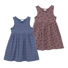 YAMP - Vestido Niña Pack X2 Algodón