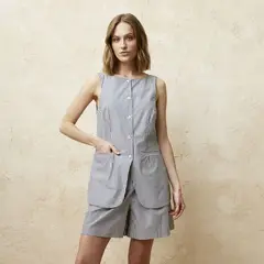 BASEMENT - Chaleco Casual Mujer