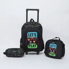 YAMP - Pack Mochila + Lonchera + Cartuchera Niña Niño