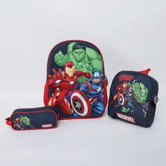 AVENGERS - Pack Mochila + Lonchera + Cartuchera