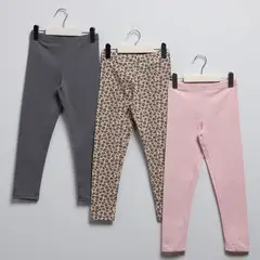 YAMP - Legging Niña Pack X3 Algodón
