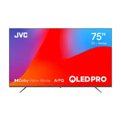JVC - Televisor 75" Qled Pro 4k Google Tv Smart Tv