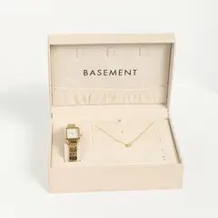 BASEMENT - Set Joyero Con Reloj Y Joya Mujer