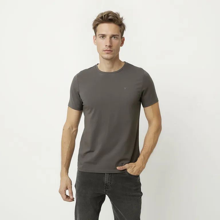 Polo Algodón Manga Corta Hombre Casual Slim Fit