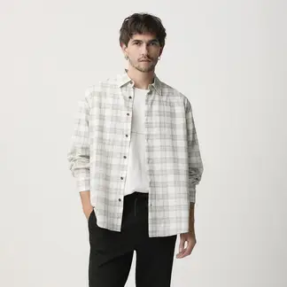 BASEMENT - Camisa Sport M Cl Che Cm