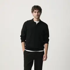 BASEMENT - CHOMPA SPORT SW BUTTON BLACK XL
