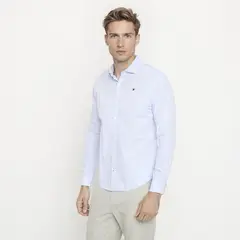 WOLF&HANK - Camisa 100% Algodón Slim Fit Hombre