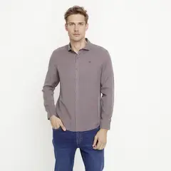 WOLF&HANK - Camisa Casual Slim Fit Hombre