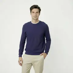 NEWPORT - Chompa 100% Algodón Casual Hombre
