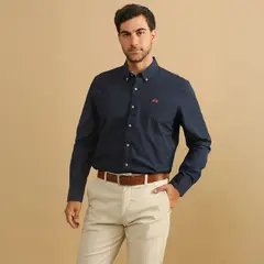 LA MARTINA - Camisa Manga Larga Algodón Regular Fit