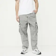 BEARCLIFF - JEANS JUV HOMBR JDBG CARGO BLACK 46/36/36