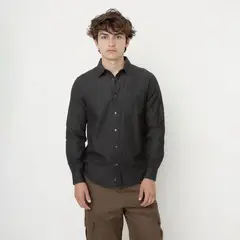 BEARCLIFF - Camisa 100% Algodón Regular Fit Hombre