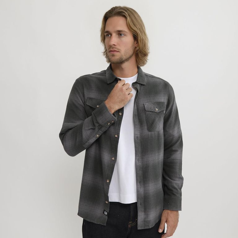 Camisa Manga larga Algodón Hombre