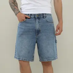 DOO AUSTRALIA - Short Jean Algodón Relaxed Fit Hombre