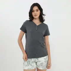 BLU - Polo Pijama Manga Corta