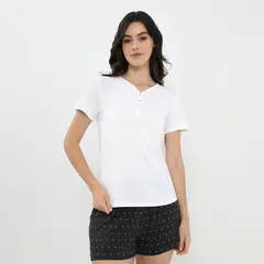 BLU - Polo Pijama Manga Corta