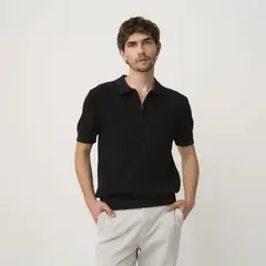 BASEMENT - CHOMPA SPORT SW POLO CM BLACK L