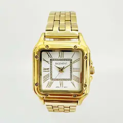BASEMENT - Reloj Mujer Dorado + Estuche
