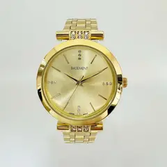 BASEMENT - Reloj Mujer Dorado + Estuche