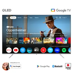 JVC - Televisor 86" Qled 4k Google Tv Smart Tv