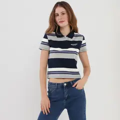 AMERICAN ABBEY - Polo Manga Corta Mujer