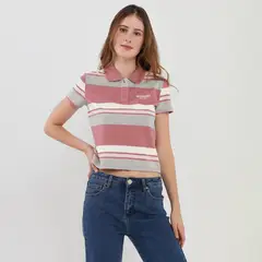 AMERICAN ABBEY - Polo Manga Corta Mujer