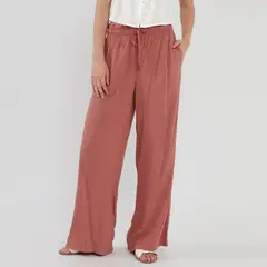 AMERICAN ABBEY - Pantalón Fluido Mujer