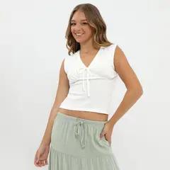 AMERICAN ABBEY - Polo Manga Corta Mujer